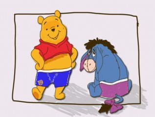 funny pictures pooh and eyeore