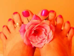 Pink Toe Nails Pedicure Eatloveread.me